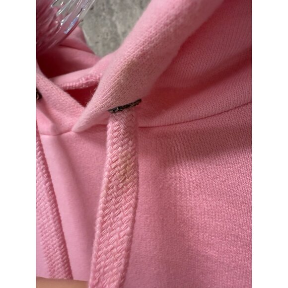 Chrome Heart U.S.A. Pink Hoodie With Kangaroo Pocket & Drawstring Hood - Picture 6 of 16
